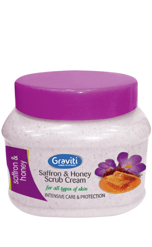 Saffron Honey Scrub Cream